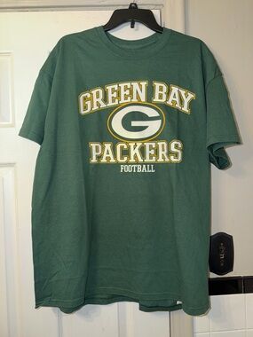 NFL Team Apparel Green Bay Packers Football Graphic T Shirt Men’s Size XL NWTGS.